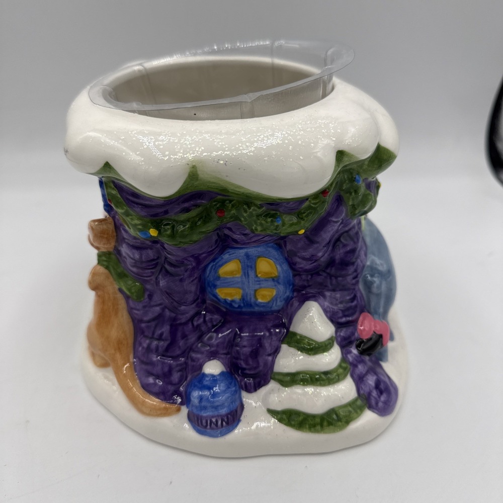 VTG Disney FTD Winnie the Pooh Cookie Jar Planter Table Decor XMAS Tigger Vase - Picture 5 of 12